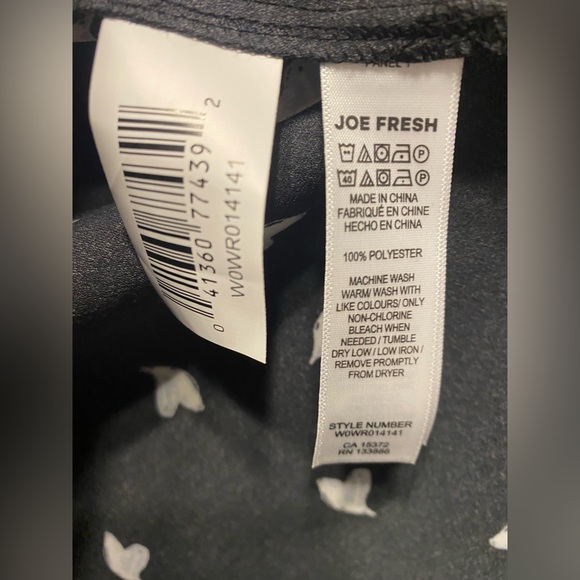 Joe Fresh Heart Patterned Long Sleeved Top - Picture 4 of 4